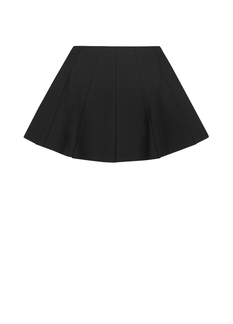 Jupe tricotée à taille ajustée