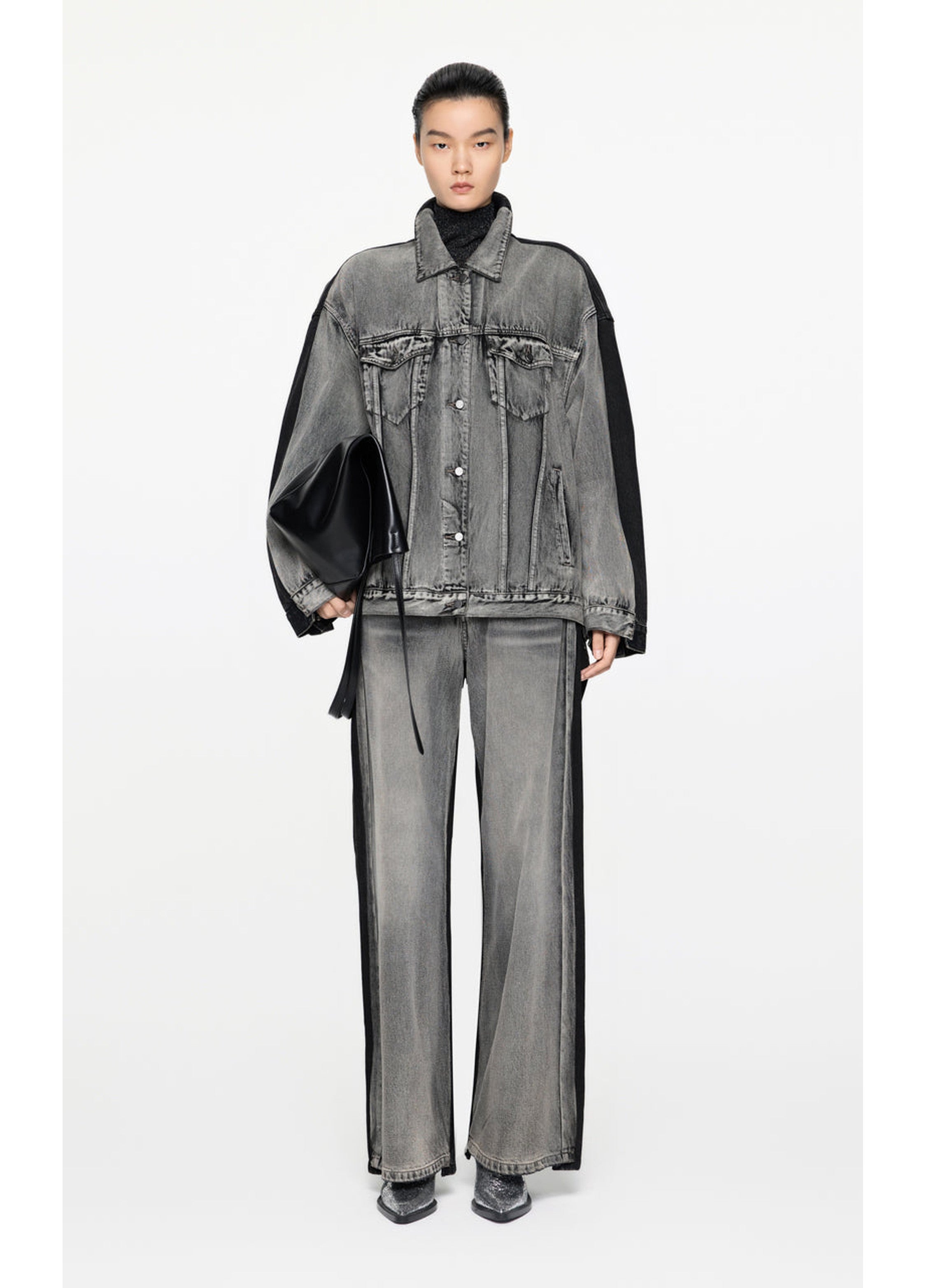 Manteau en jean oversize