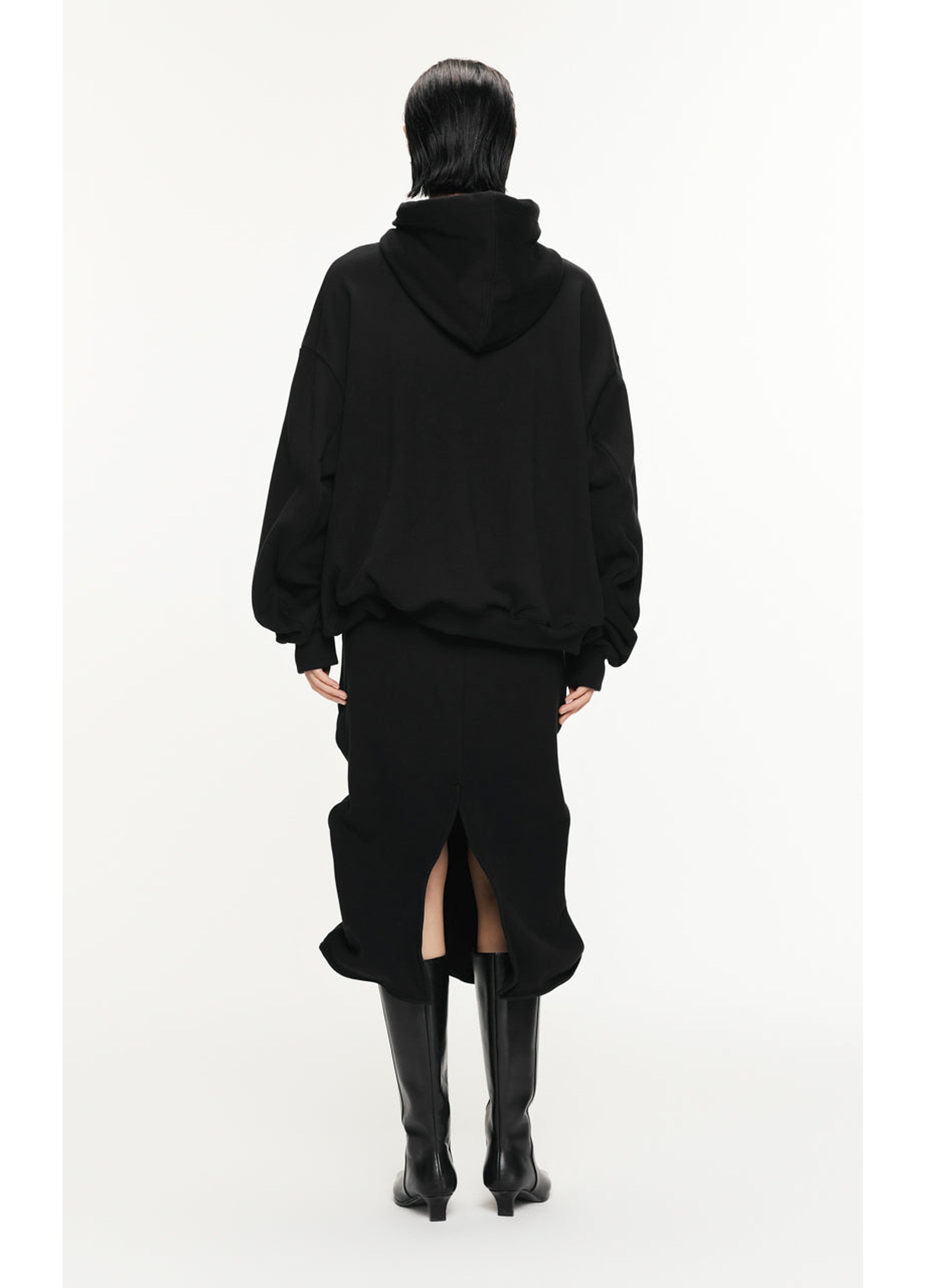 Sweat-shirt à capuche et manches longues