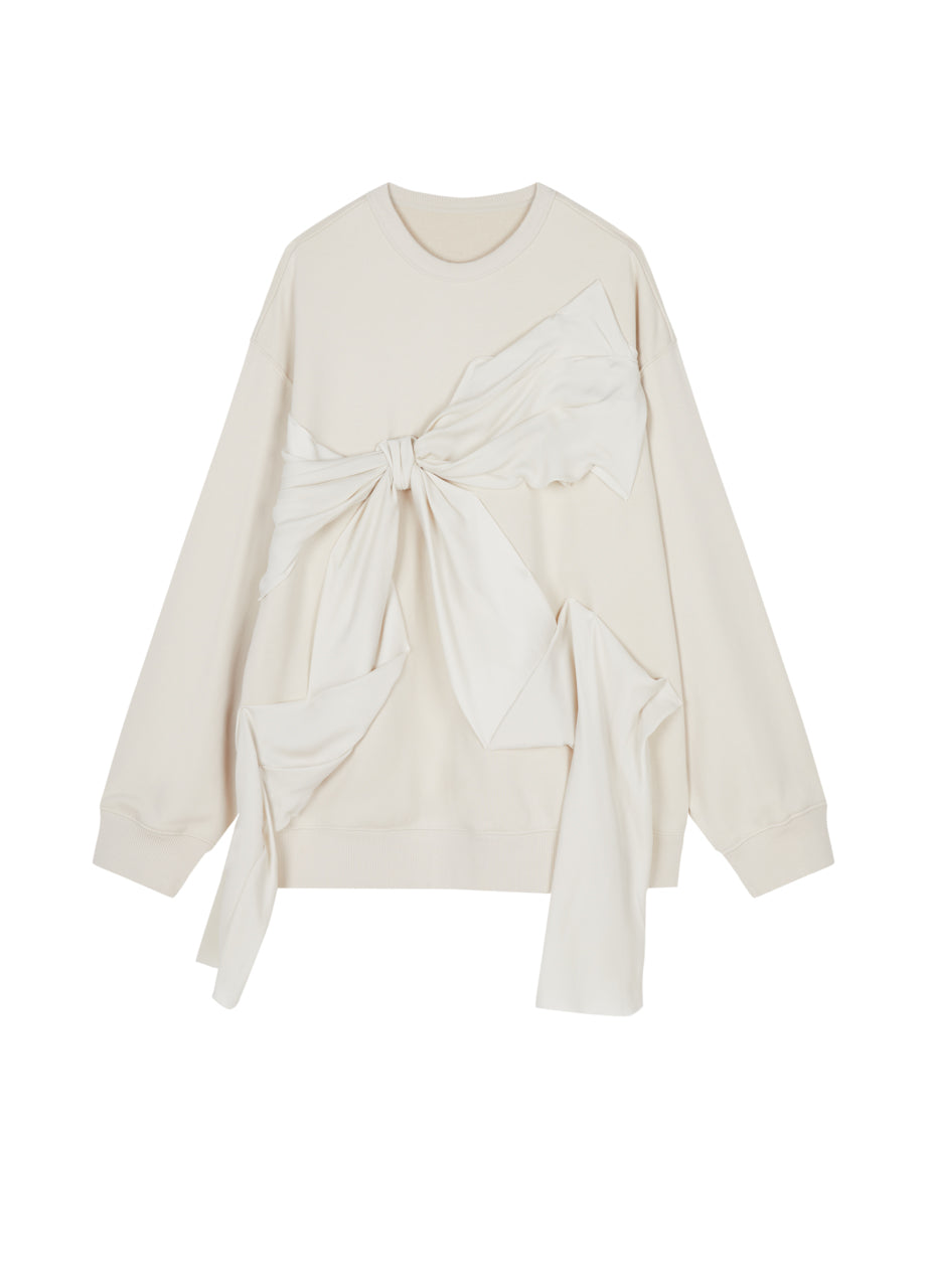 Sweat à capuche avec nœud papillon tridimensionnel (industrie lourde)