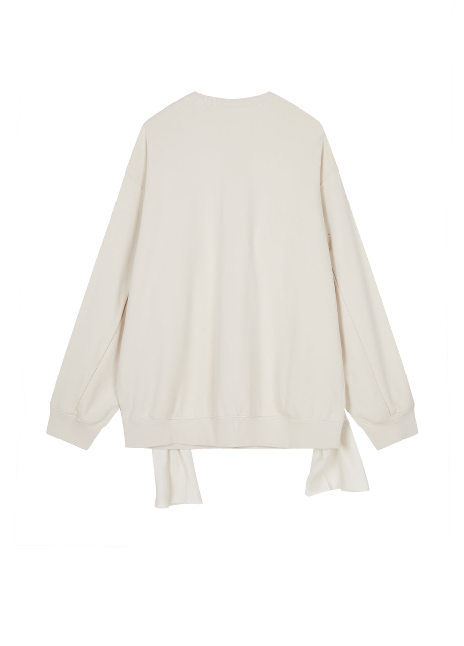 Sweat à capuche avec nœud papillon tridimensionnel (industrie lourde)