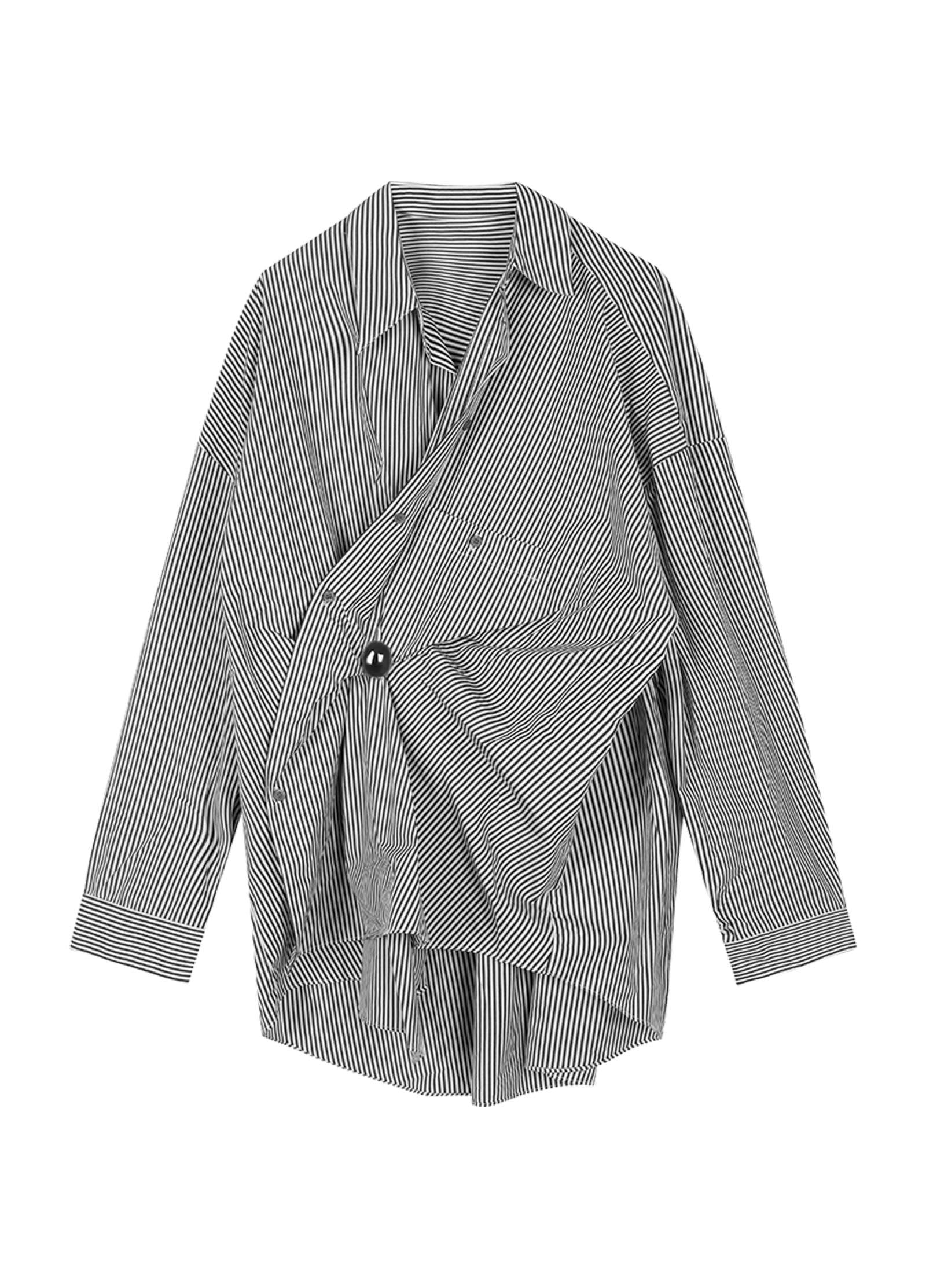 Chemise plissée oversize