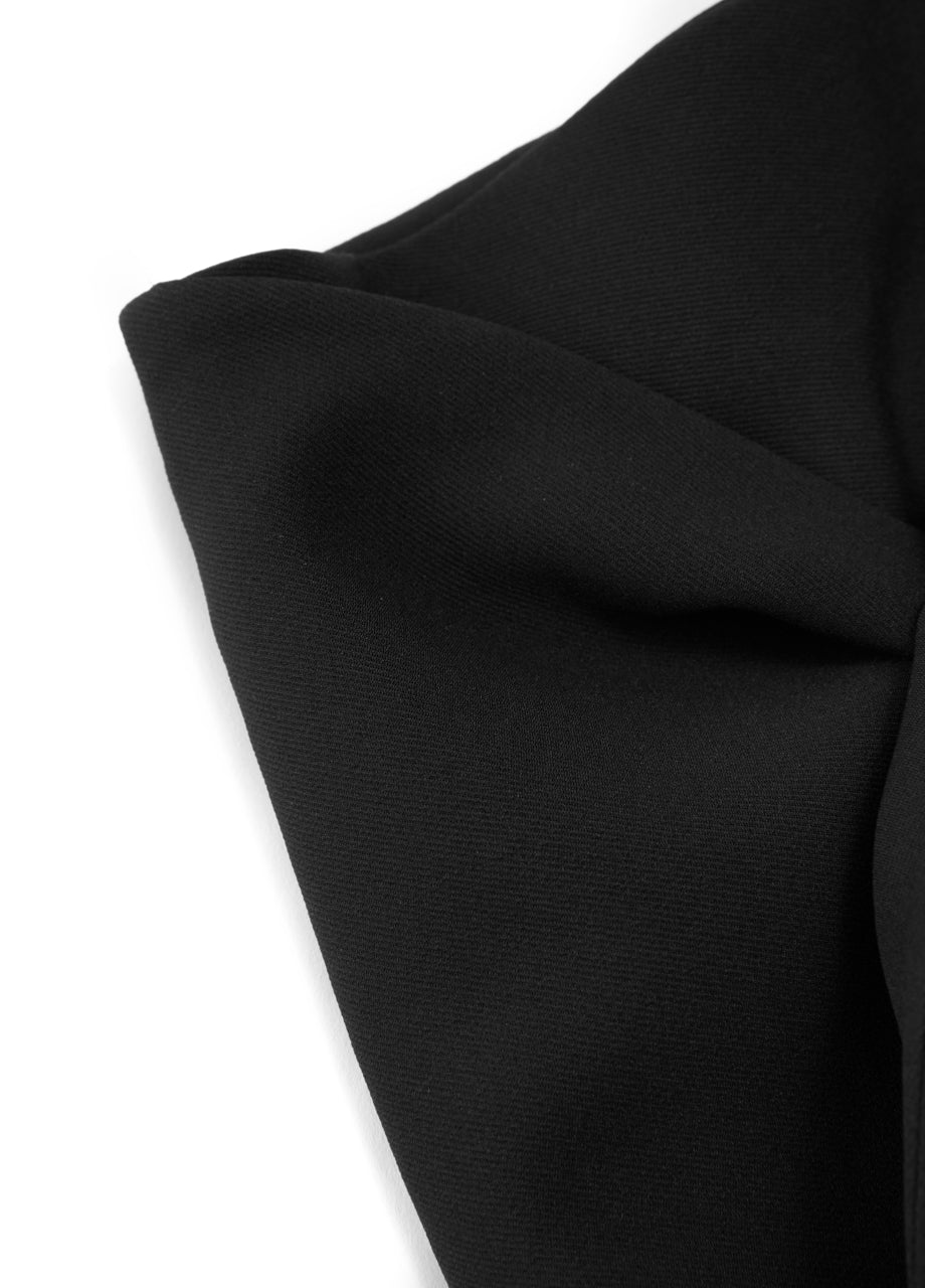 Jupe courte noire taille haute tendance